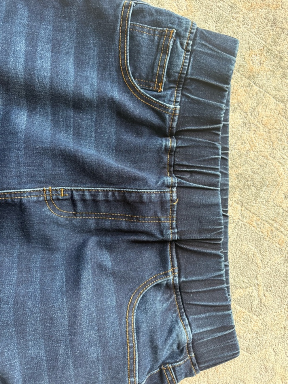 Nuggles Classic Dark Blue Denim Pencil Skirt - Picture 3 of 9